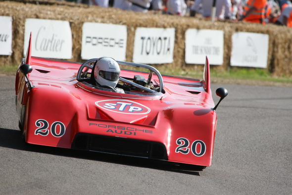 One of the early CanAm Porsche 917 cars